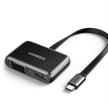UGREEN 70549 USB C to HDMI VGA Adapter Flat Cable